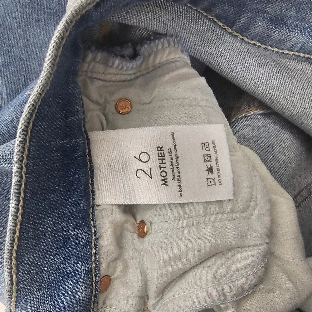 Mother Tomcat Ankle Fray Kitty Corner New With Tags Size 26 - Picture 10 of 10